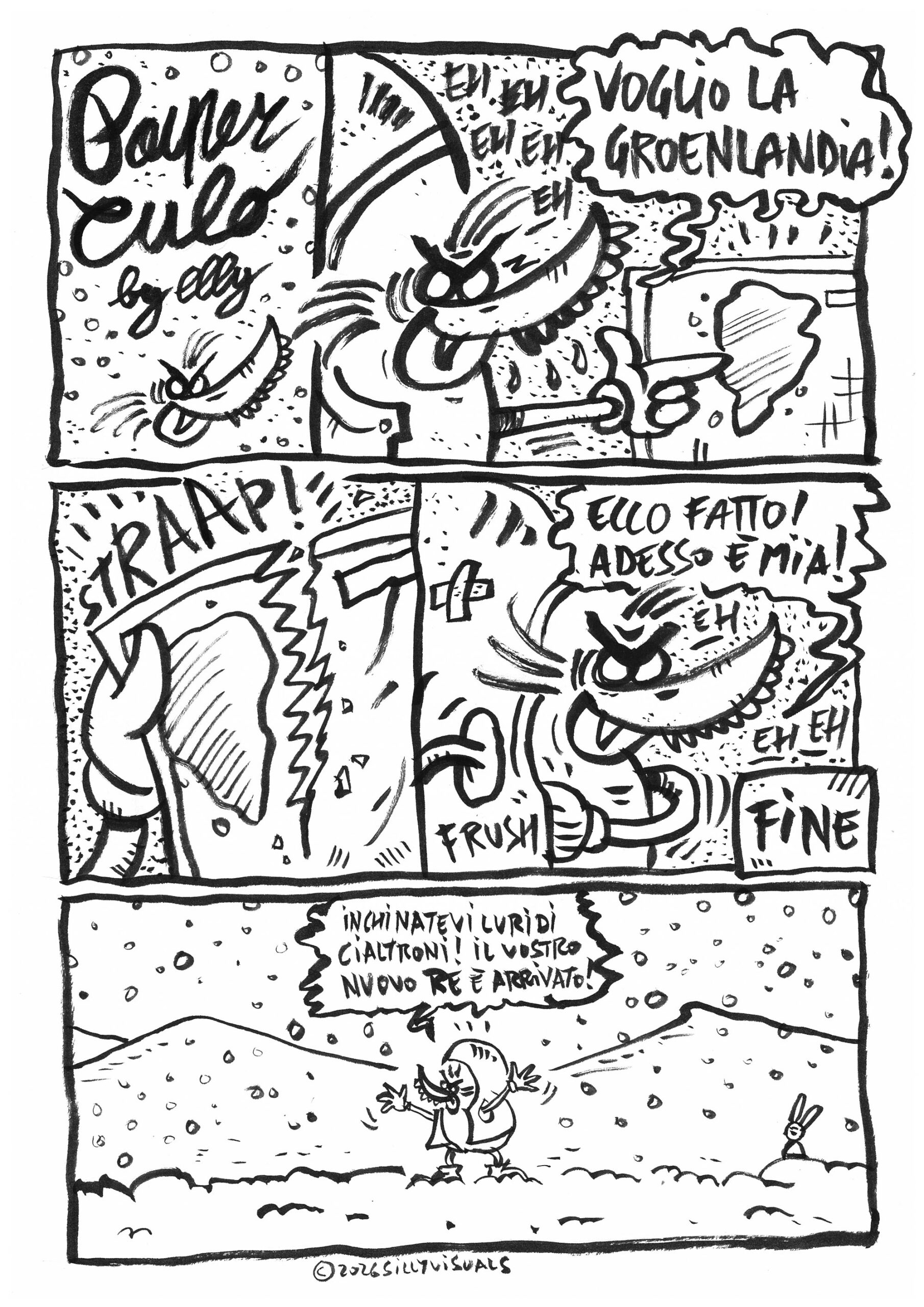 09 paper culo vuole conquistare la groenlandia, cosa ci vuole intanto? basta strapparla dalla mappa ed è tua!