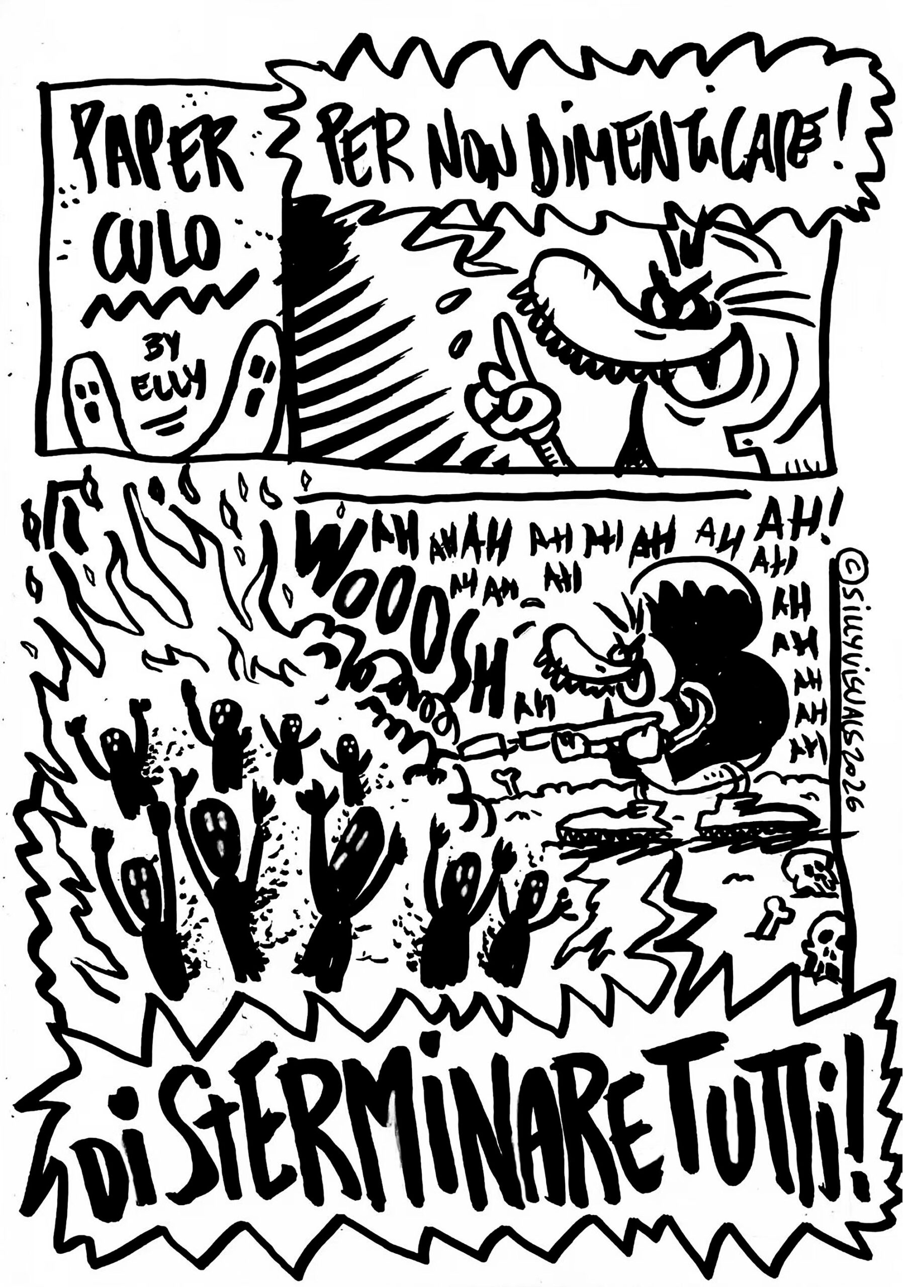 paper culo celebra la giornata della memoria...a modo suo