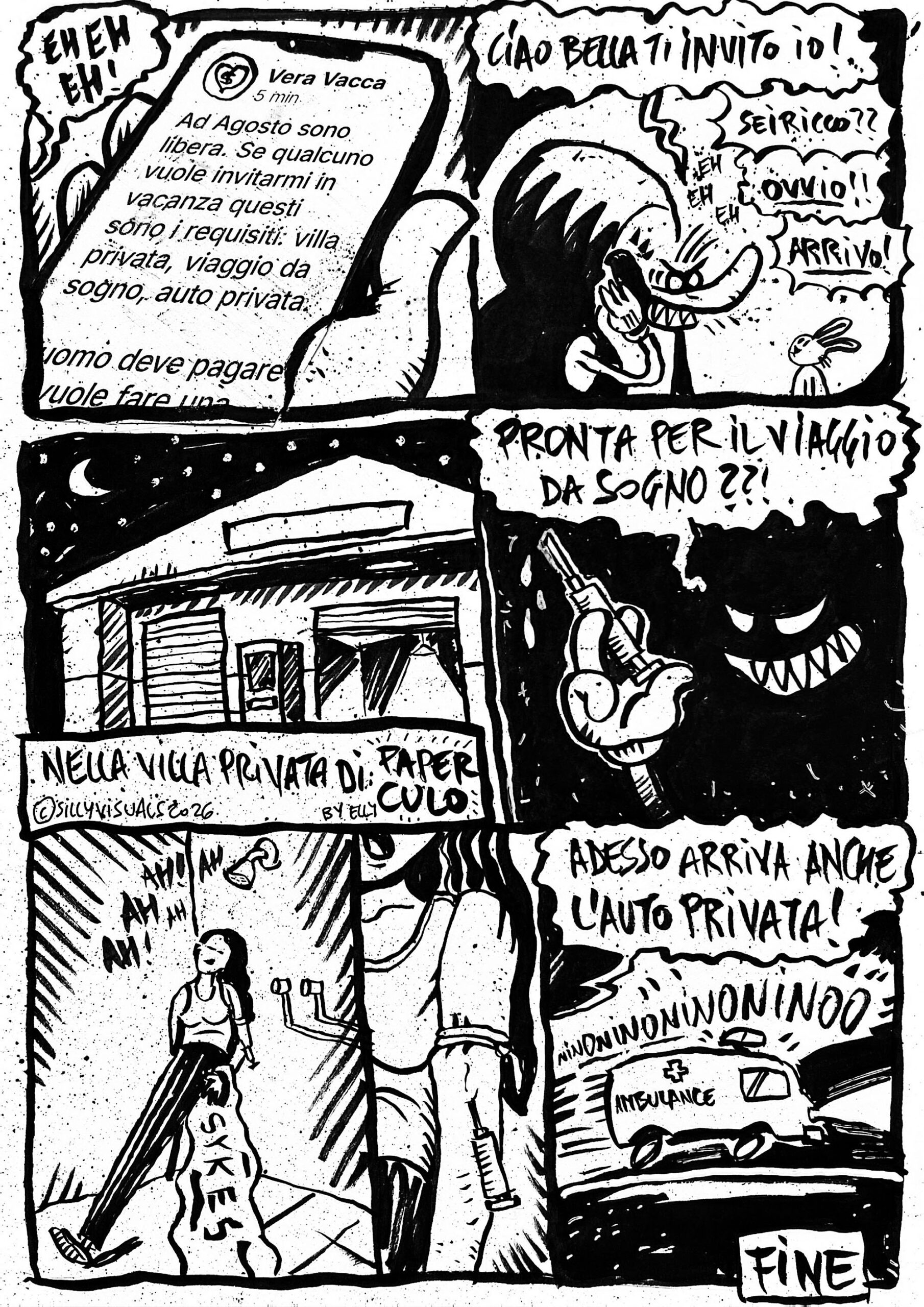 paper culo attira una influencer nella sua tana. lei cercava un riccone che le pagasse le vacanze e paper culo gli prepara un viaggio speciale! 