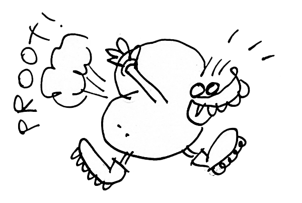 paper culo disegnato male