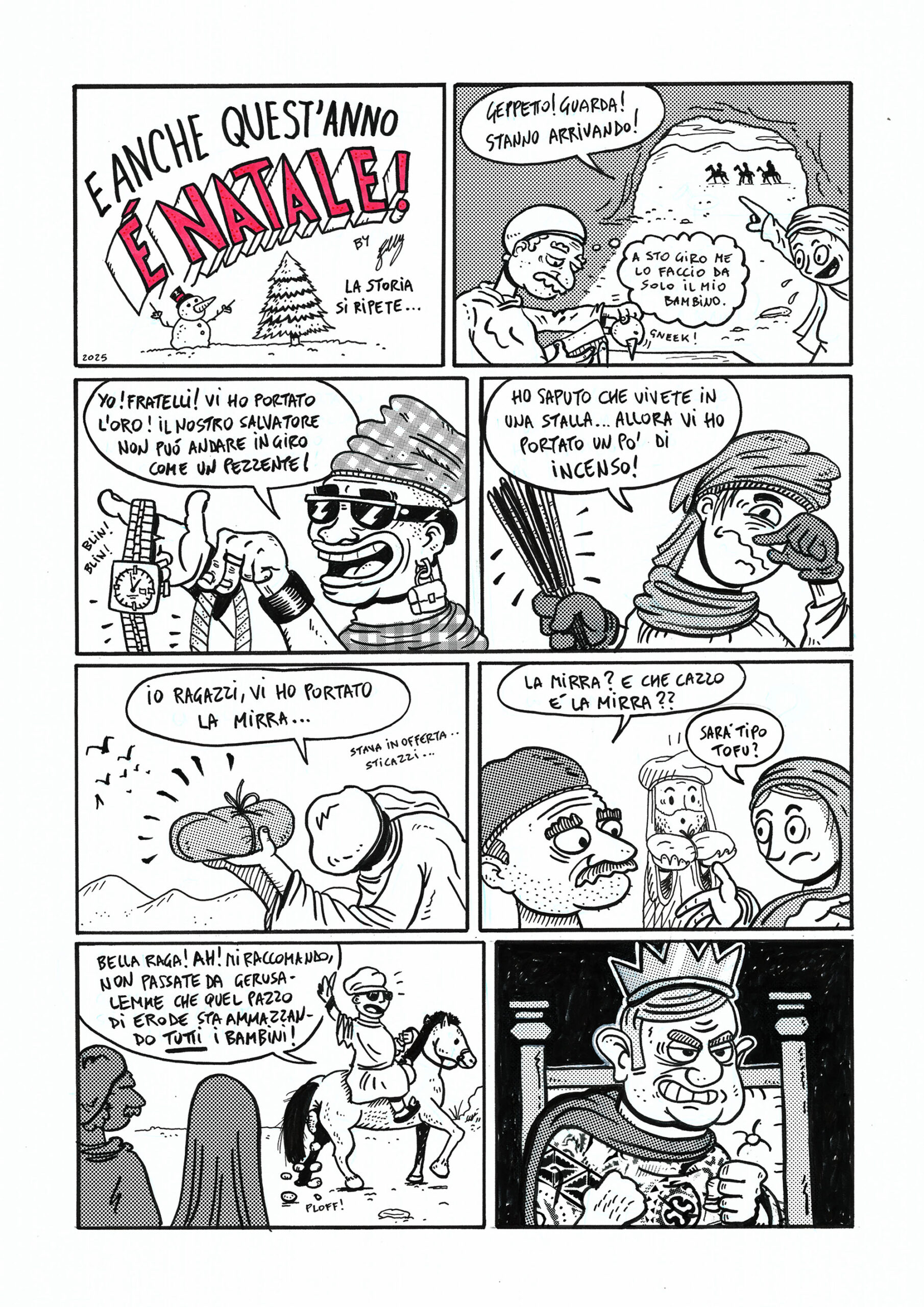 una storia amara sul natale, netanyahu criminale ammazza bambini