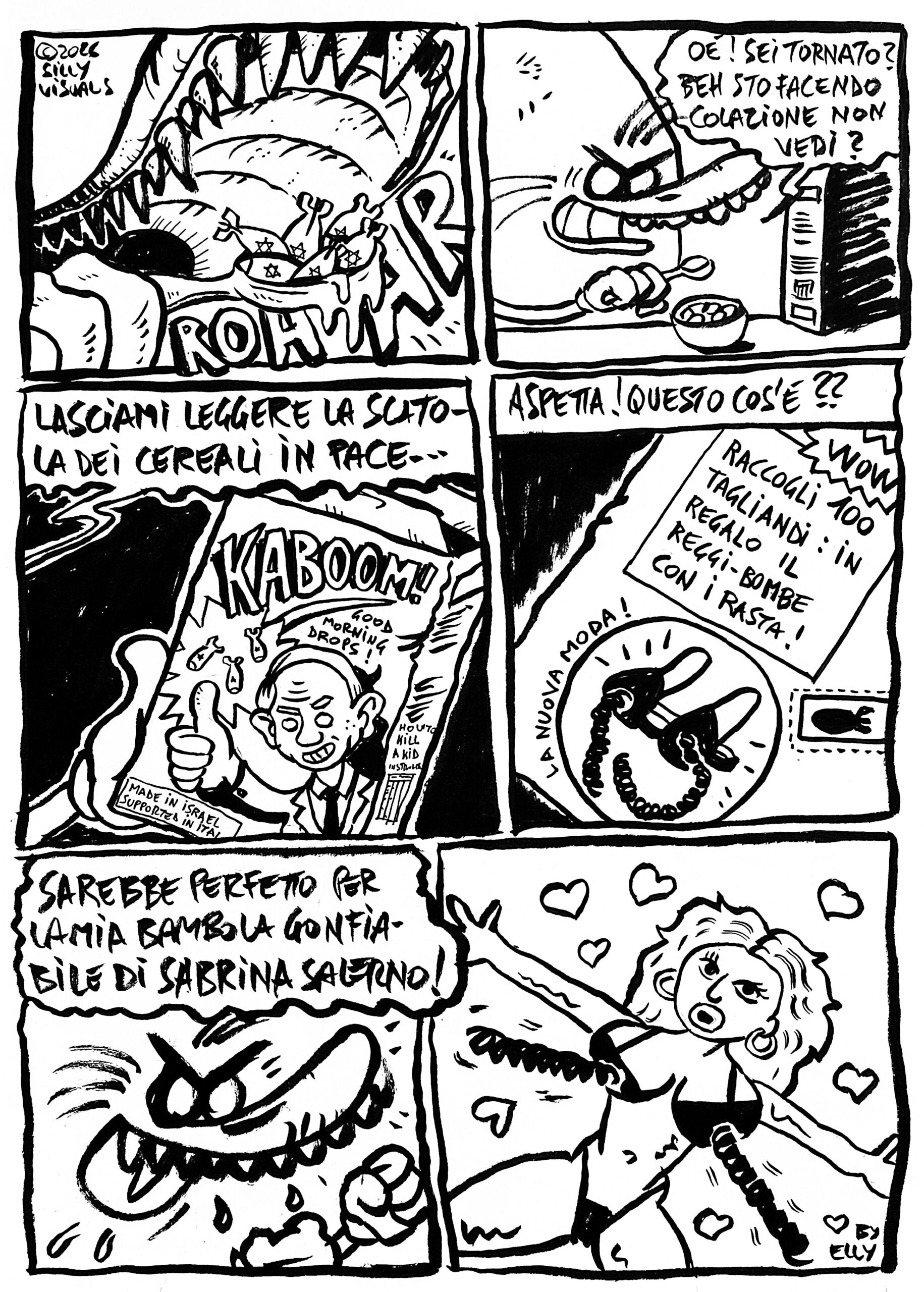 storia bombe, prima pagina, paper culo mangia i cereali a forma di bomba e scopre che puo ricevere un premio omaggio