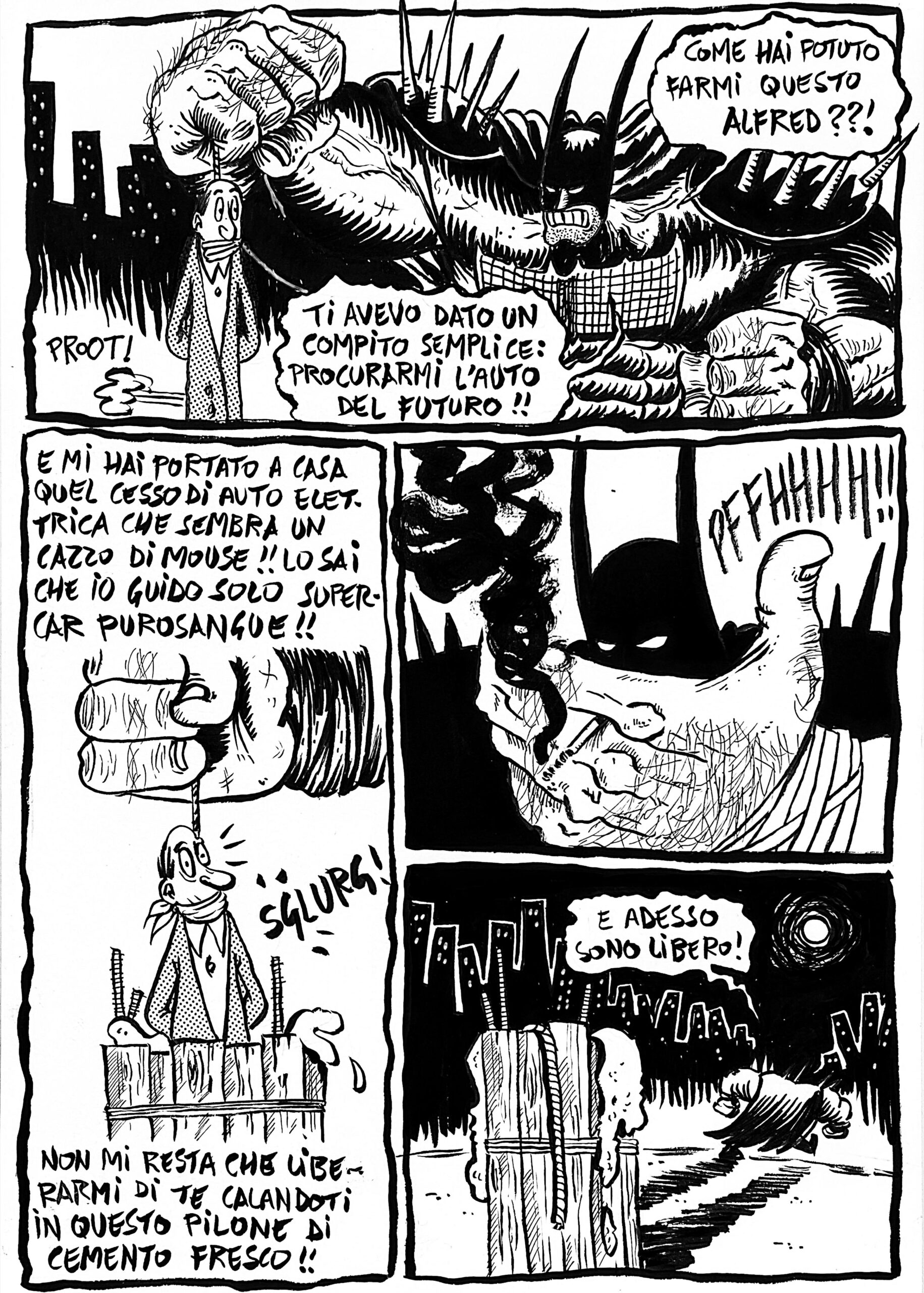 paper culo contro badman pagina 3