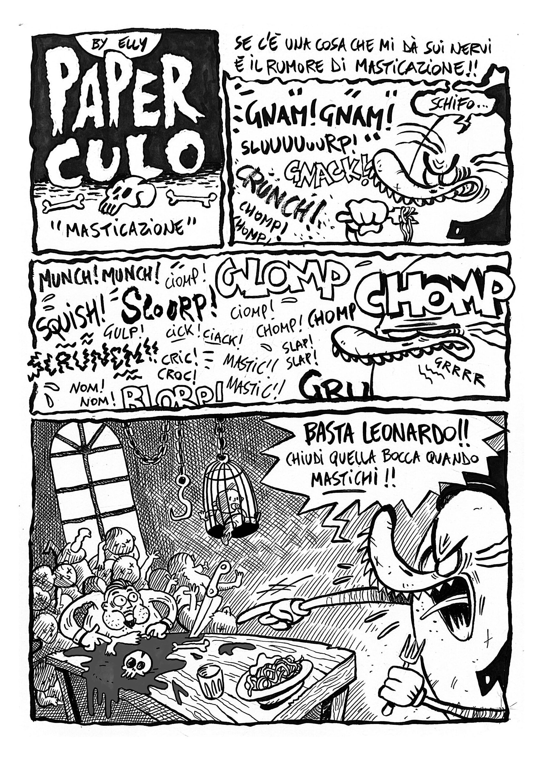 paper culo a cena con leonardo di caprio