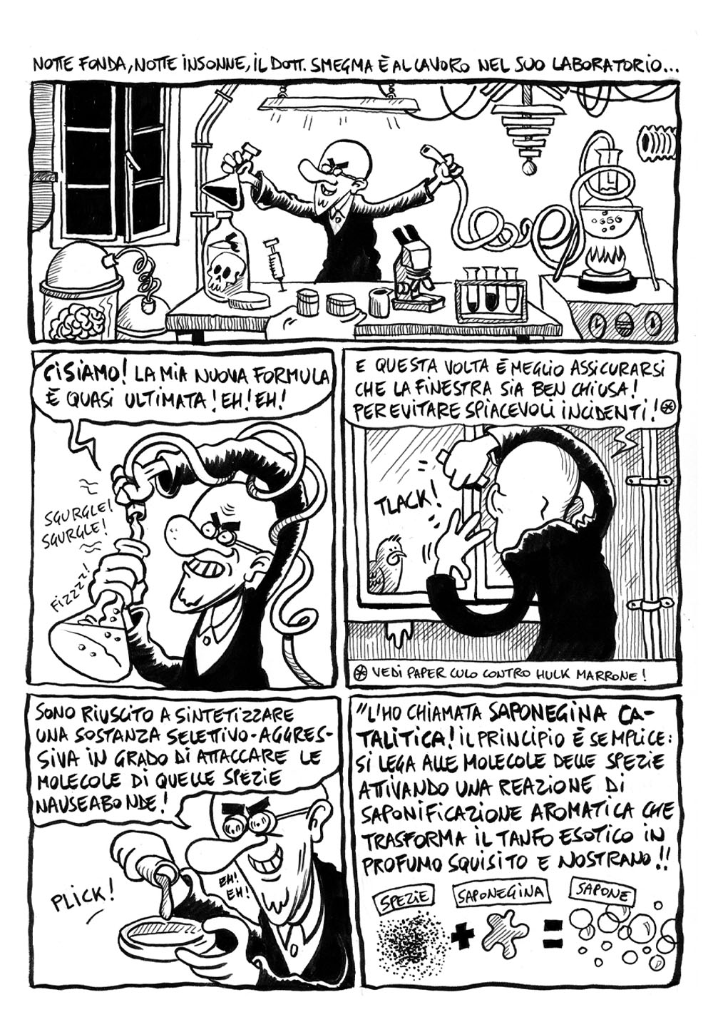 pagina 1 il finale della storia di Paper Culo contro i nazisti