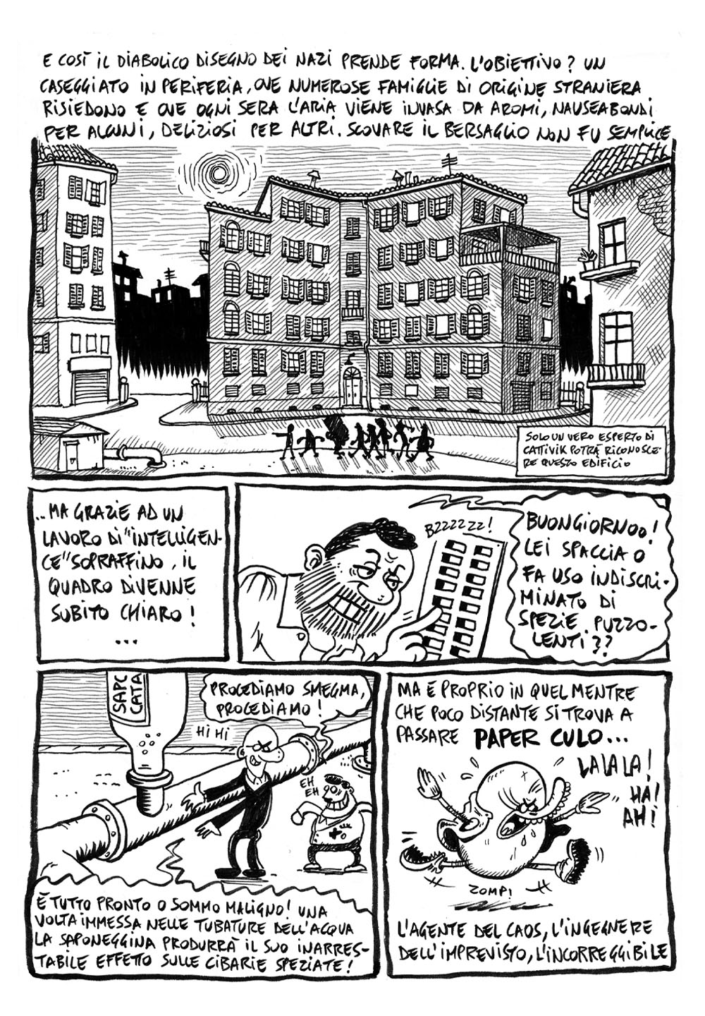 pagina 3 il finale della storia di Paper Culo contro i nazisti