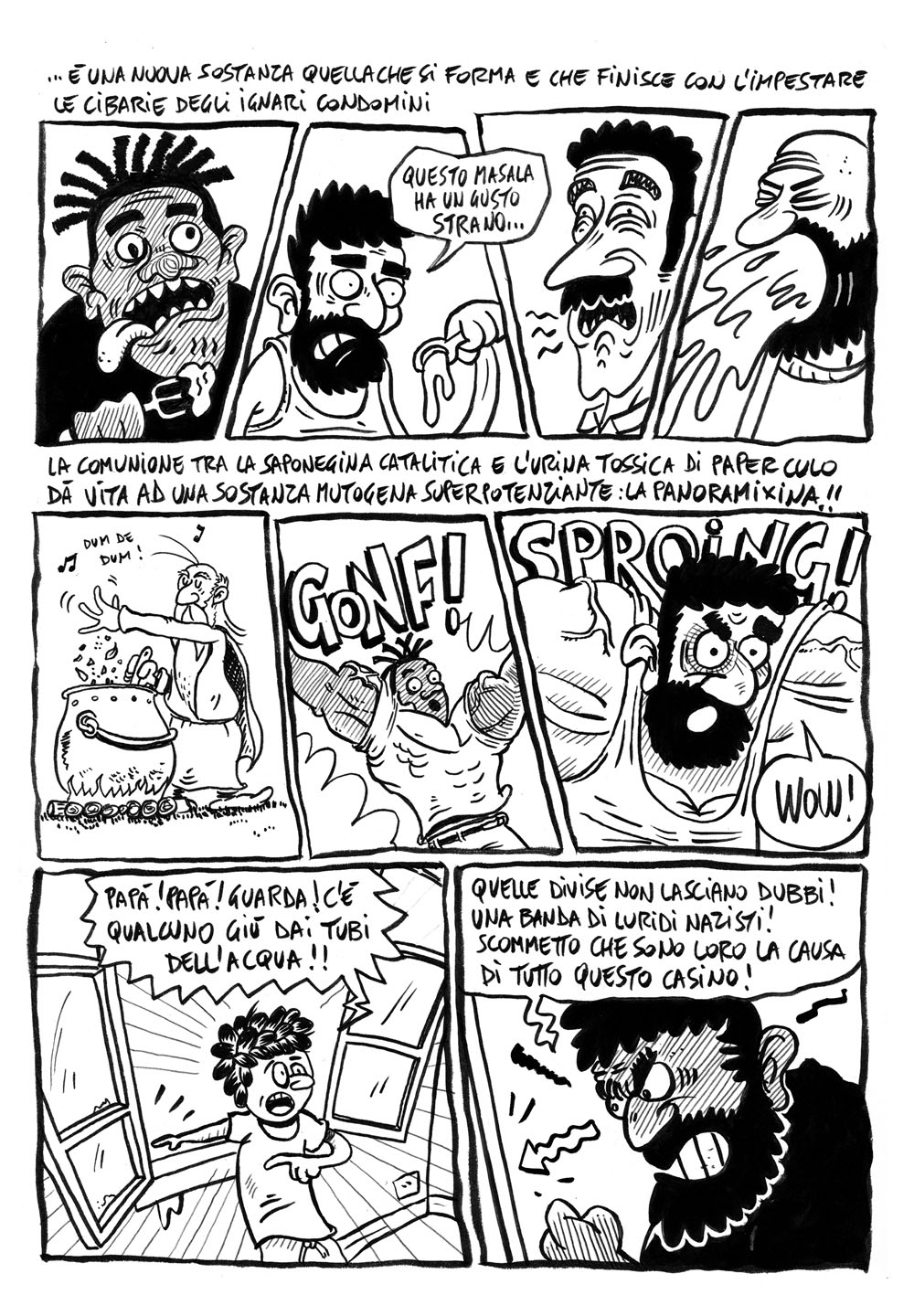 pagina 5 il finale della storia di Paper Culo contro i nazisti